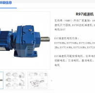 R97-37.13-YS160M4-11KW-M1-180°減速電機(jī)