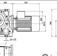 SA107B-57.78-Y2-160L-4-M1-T減速電機(jī)型號解析