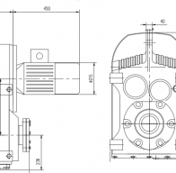 FH127-YEJ4-4P-170.83-M1-270°減速電機(jī)型號解析