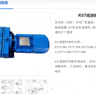 R57-Y1.1KW-4P-48.23-M2-0°減速電機型號解析