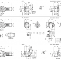 KC67 KCAF67 KCF67 KCA67減速機電機型號及尺寸圖紙