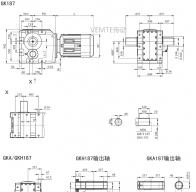 KD18 KF18 KK18 KFK18減速機(jī)電機(jī)型號(hào)大全及尺寸圖紙