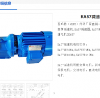 KA57-123.85-Y0.75kw-A-M5-90°減速電機(jī)型號解析